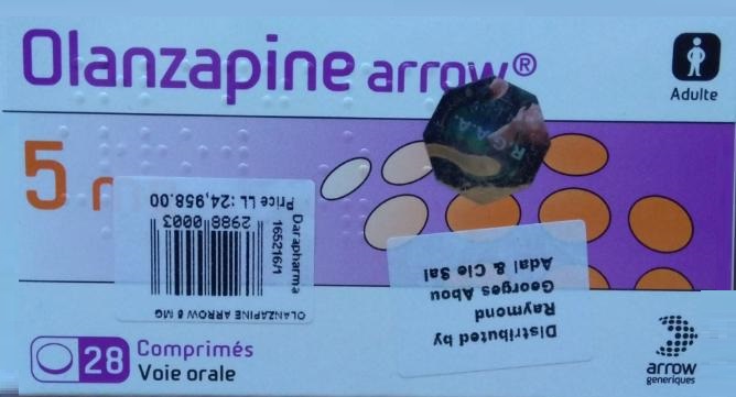 Olanzapine Arrow 5mg